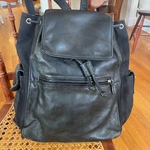 Fossil leather bucket Backpack